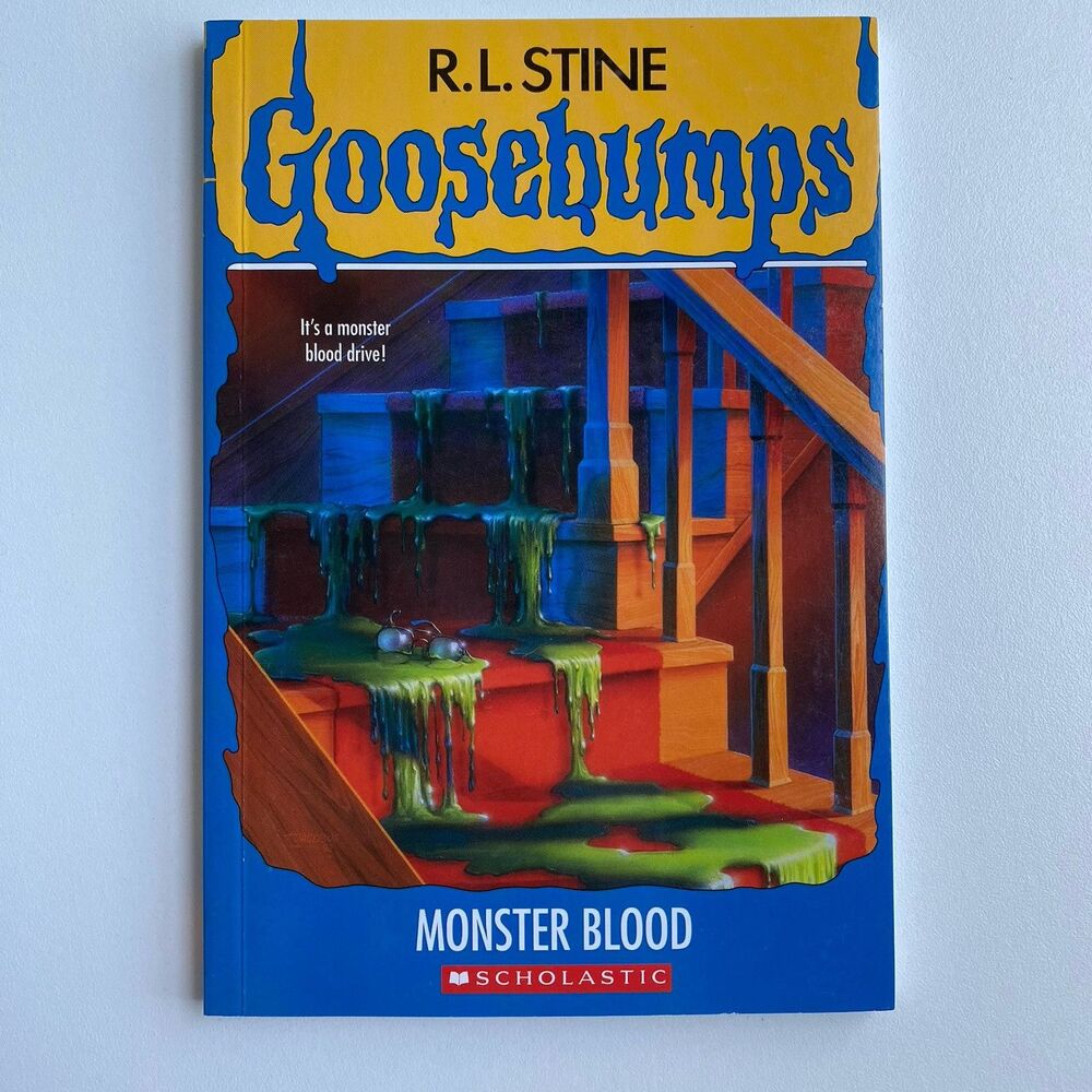 Goosebumps Book Monster Blood R.L. Stine Paperback 2017 Printing